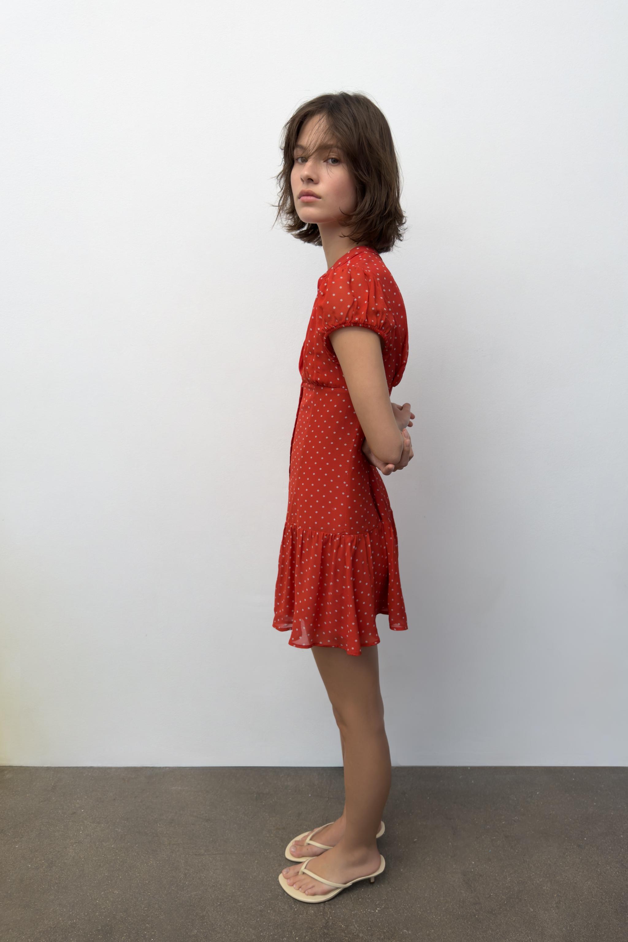 SHORT POLKA DOT DRESS